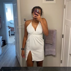 Red Dres Boutique White Cocktail Dress